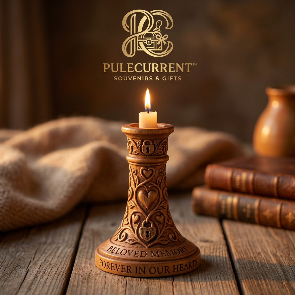 Pulecurrent™ Engraved Memorial Candle Holder