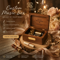 Pulecurrent™ Custom Wooden Music Box