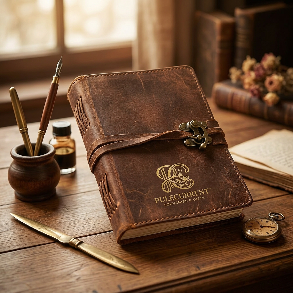 Pulecurrent™ Vintage Leather Journal