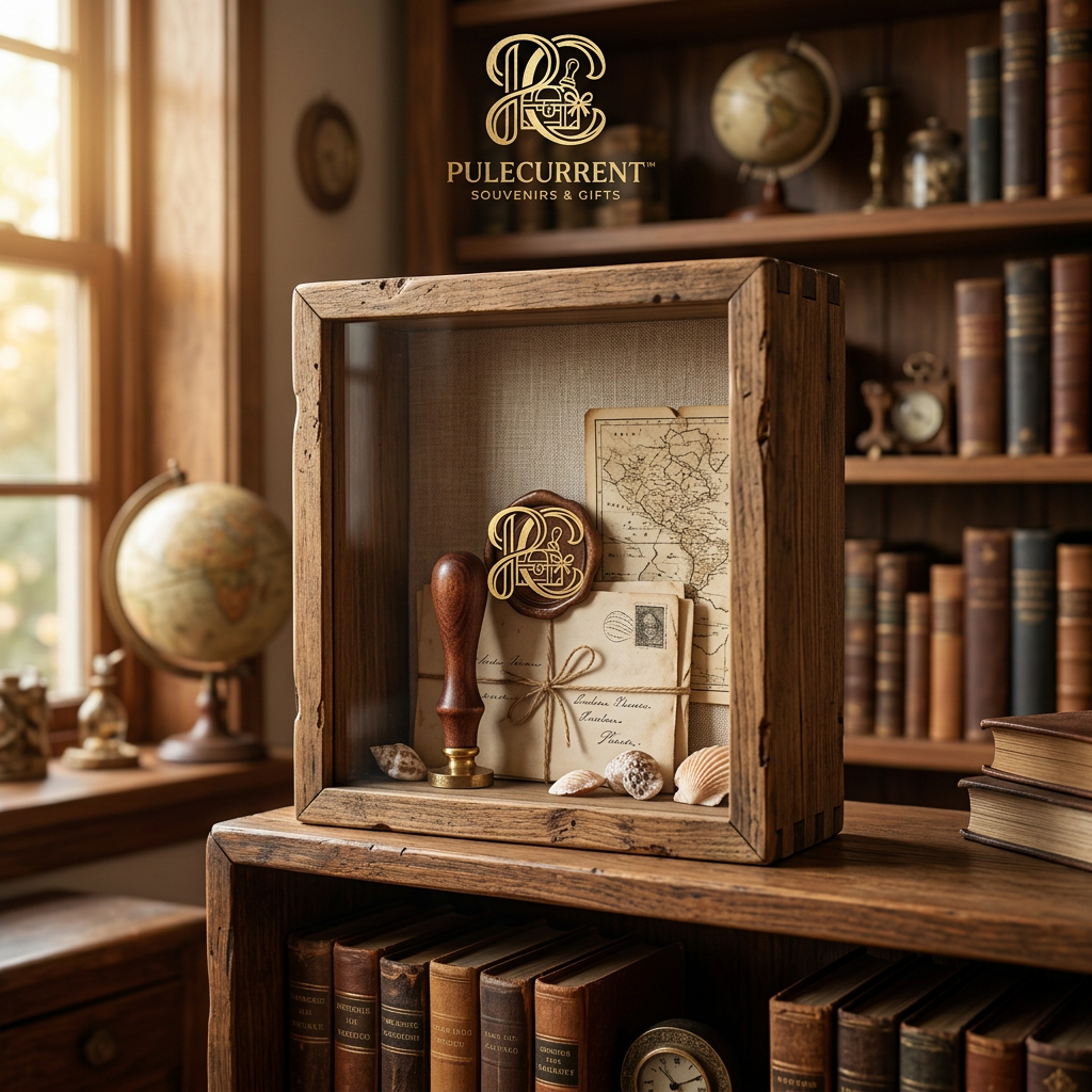 Pulecurrent™ Vintage Memory Display Shadow Box